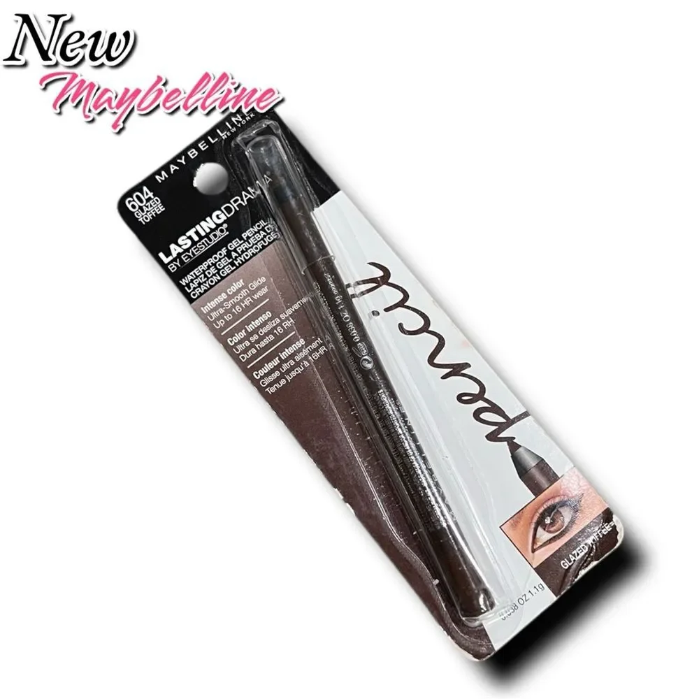 New Maybelline Lasting Drama Waterproof Gel Pencil – Glazed Toffee 604